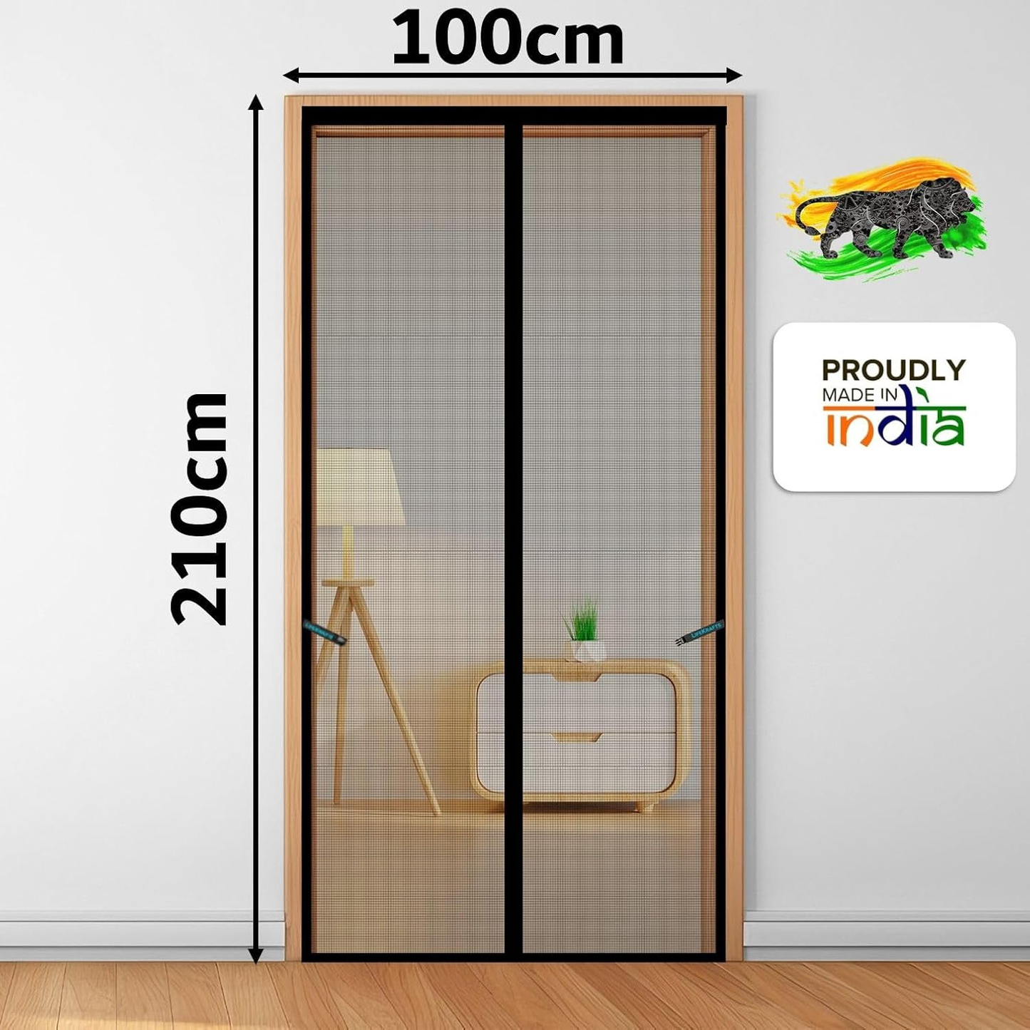 Smart Auto-Close Mosquito Net Door