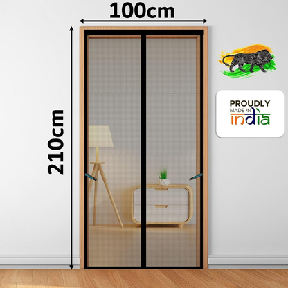 Smart Auto-Close Mosquito Net Door