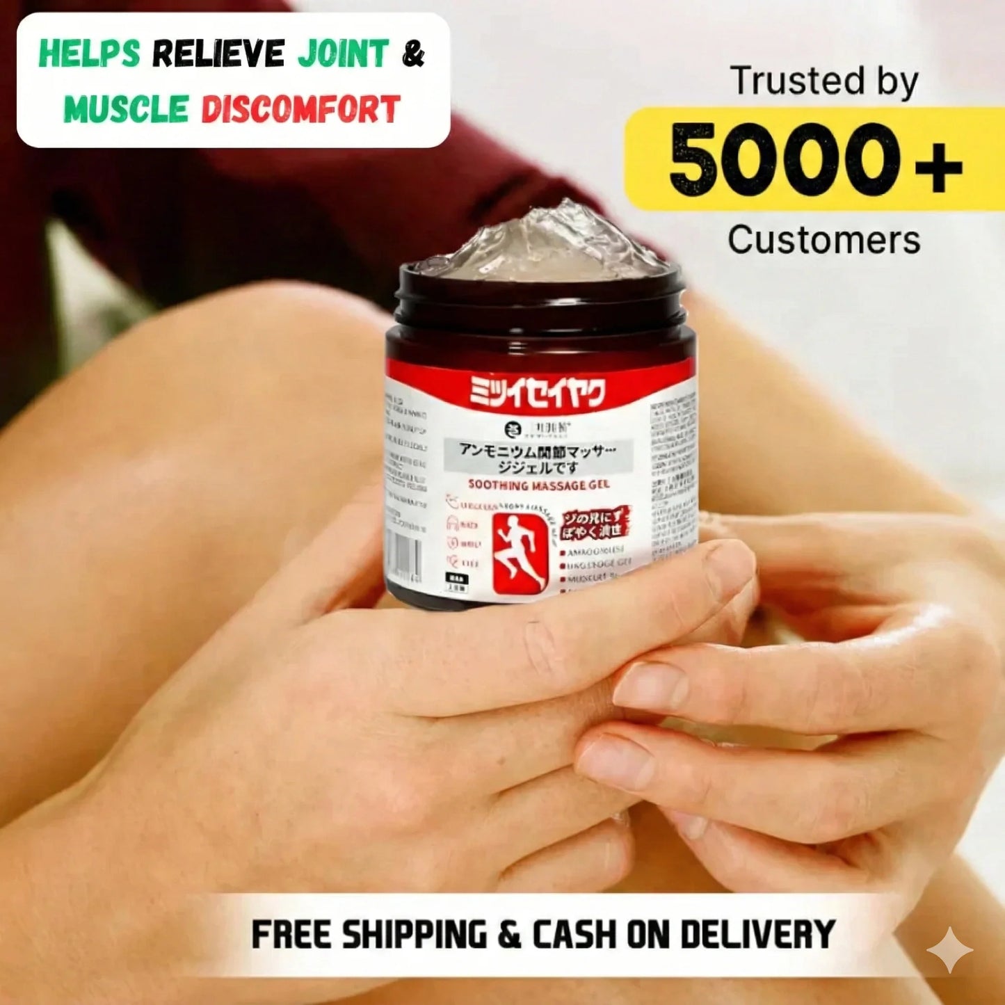 Japanese Instant Pain Relief Cream(Buy 1 Get 1 Free)