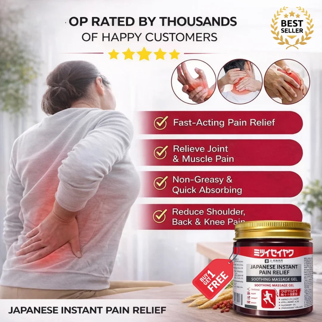 Japanese Instant Pain Relief Cream(Buy 1 Get 1 Free)